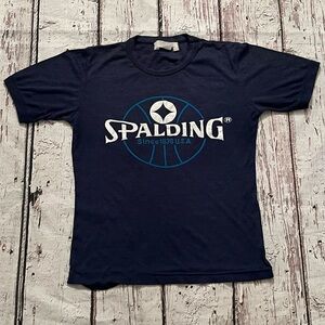 Vintage 1980s Spalding Sportswear 80s Tee Top Shirt Small